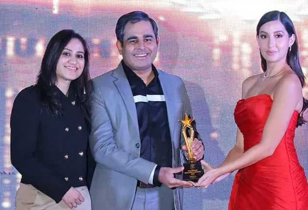 Honoured at a national awards ceremony